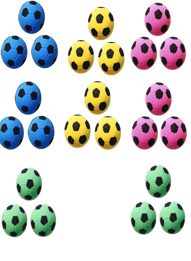 GINFH Cat Foam Ball Cat Sponge Ball Toy Cat Soccer Ball Toy Elastic Soft Foam Football (24) - Image 5