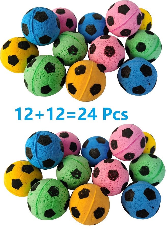 GINFH Cat Foam Ball Cat Sponge Ball Toy Cat Soccer Ball Toy Elastic Soft Foam Football (24) - Image 4