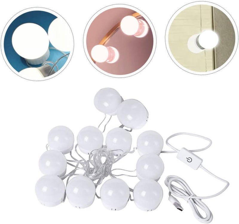 Multiple options LED Makeup Mirror Lights USB Charging Adjustable Color Bulbs for Vanity Table Dimmable Light Strip for Home Use for Beauty Routine Durable versatile substance Transit damage prevent build Multi-hub shipment dispatch Shop & home all-space compatible Fade proof Ready order processing Standard fit Easy for adults & kids Confirmed available stock Global standard quality Globally engineered build Multi item matching All climate suitability Flat working surface Daily universal pick New batch restock Fit Saudi climate Storage transit efficiency build Trending item Trendy varied sizing alternatives Save time & effort Limited remaining units Cross product combo compatible Consistent steady quality - Image 5