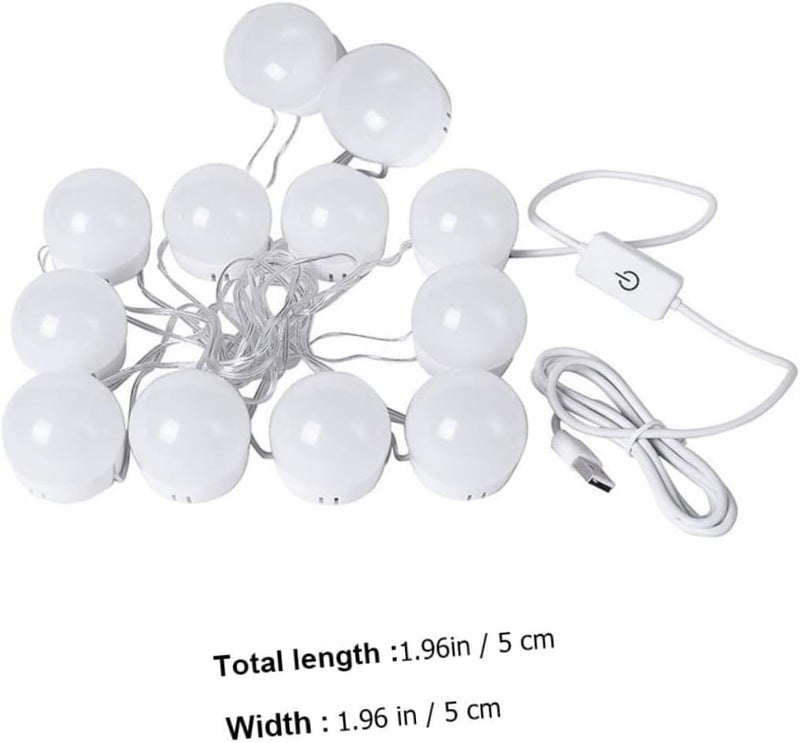 Multiple options LED Makeup Mirror Lights USB Charging Adjustable Color Bulbs for Vanity Table Dimmable Light Strip for Home Use for Beauty Routine Durable versatile substance Transit damage prevent build Multi-hub shipment dispatch Shop & home all-space compatible Fade proof Ready order processing Standard fit Easy for adults & kids Confirmed available stock Global standard quality Globally engineered build Multi item matching All climate suitability Flat working surface Daily universal pick New batch restock Fit Saudi climate Storage transit efficiency build Trending item Trendy varied sizing alternatives Save time & effort Limited remaining units Cross product combo compatible Consistent steady quality - Image 2