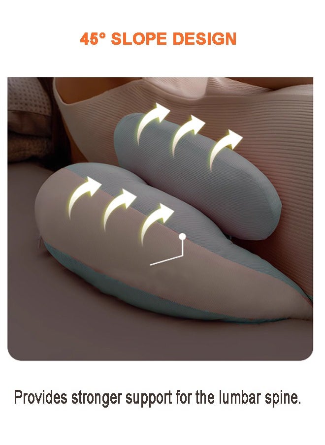 Generic Pregnancy Pillow Pregnancy Sleep Pillow Pregnancy Body Pillow Waist Protector + Auxiliary Pillow Removable And Adjustable Supports The Back, Legs, Abdomen, And Buttocks Of Pregnant Women  - Image 4