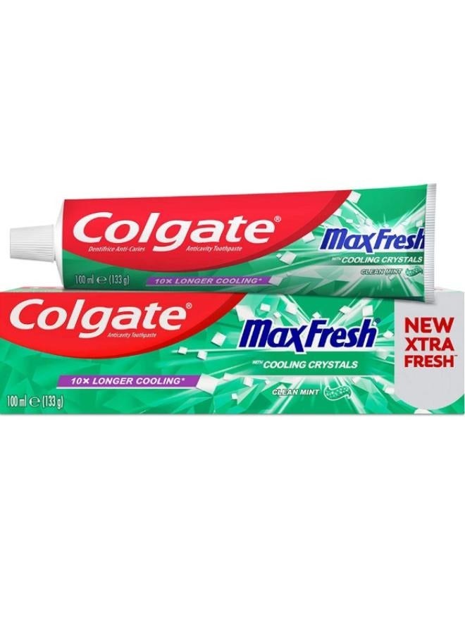 Colgate Pack Of 3 Max Fresh Clean Mint Toothpaste 100ml - Image 2