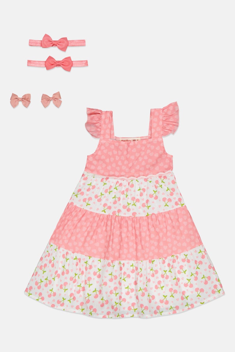 English Laundry Toddlers Girl 5 Pcs Allover Print Dress, Multicolor - Image 1