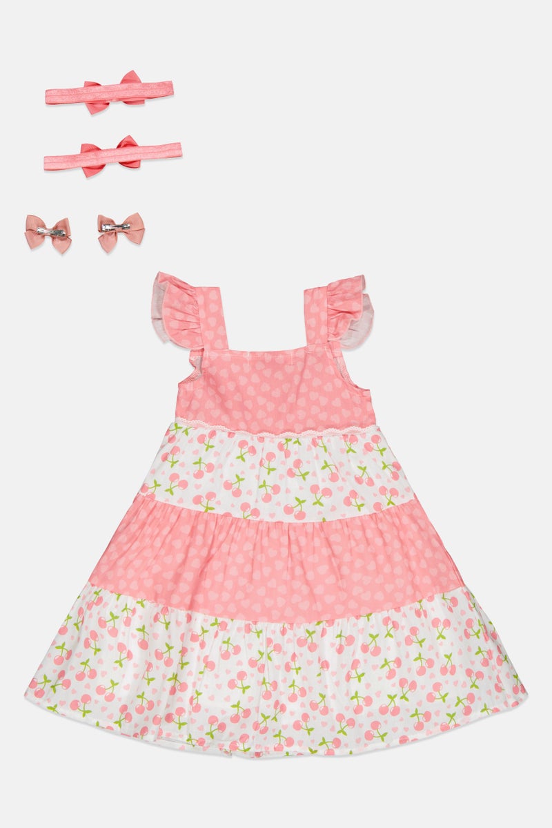 English Laundry Toddlers Girl 5 Pcs Allover Print Dress, Multicolor - Image 2