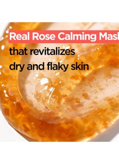 ISNTREE ISNTREE Real Rose Calming Face Mask 3.38 fl. oz. | Moisturizing Nourishing & Soothing 60% Damask Rose Water, Amino Acids Complex Hyaluronic Acid | Remove Dead Skin Cells Pore Build-ups | Korean Skin C  - Image 2