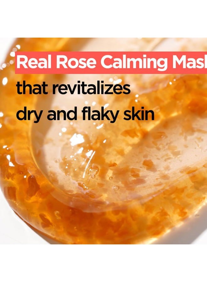 ISNTREE Real Rose Calming Face Mask 3.38 fl. oz. | Moisturizing Nourishing & Soothing 60% Damask Rose Water, Amino Acids Complex Hyaluronic Acid | Remove Dead Skin Cells Pore Build-ups | Korean Skin C - Image 2