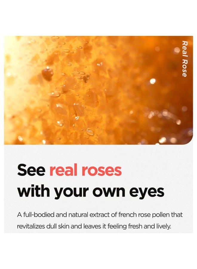 ISNTREE Real Rose Calming Face Mask 3.38 fl. oz. | Moisturizing Nourishing & Soothing 60% Damask Rose Water, Amino Acids Complex Hyaluronic Acid | Remove Dead Skin Cells Pore Build-ups | Korean Skin C - Image 5