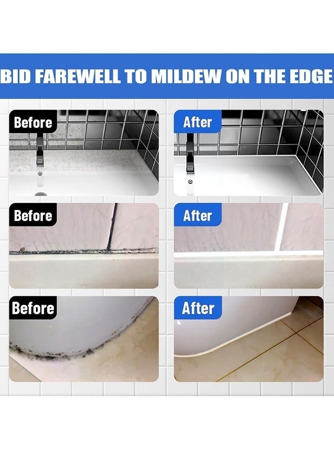 Tile Grout Paint Cement Crack Filler Grout Sealer for Shower Tile Floor Tile and More Complete Solution for Filling Cracks and Gaps in Tile Surfaces Easy and Safe to Use White - Image 3