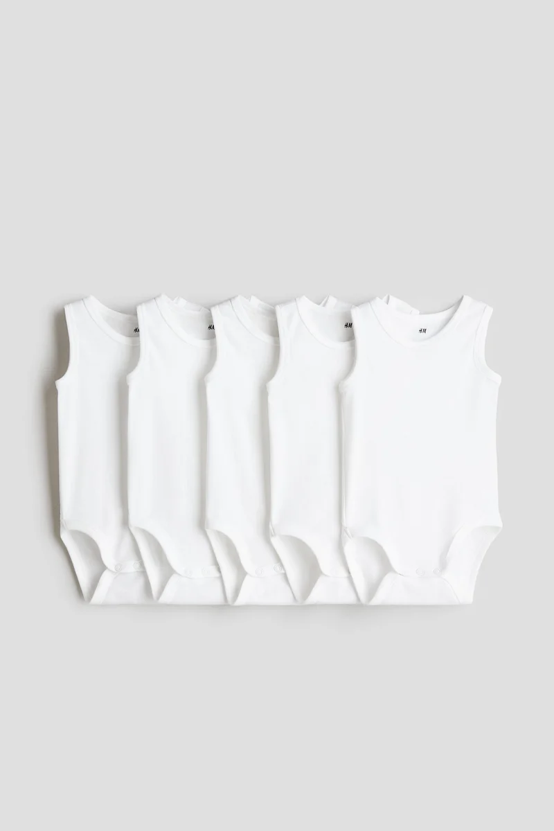 اتش اند ام 5-pack cotton bodysuits