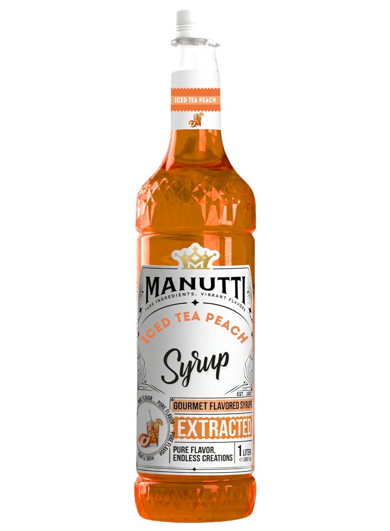مانوتي سيرب الخوخ المثلج 1 لتر - Image 1