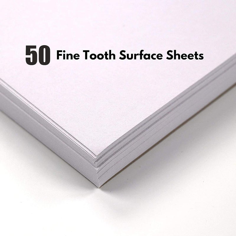 Askprints 50 Sheet A5 Sketchbook Set of 2-5.8 x 8.3 Inch | Top Spiral-Bound Sketchpad for Artists | Sketching and Drawing Acid Free Paper, for Doodling oil;acrylic - Image 5