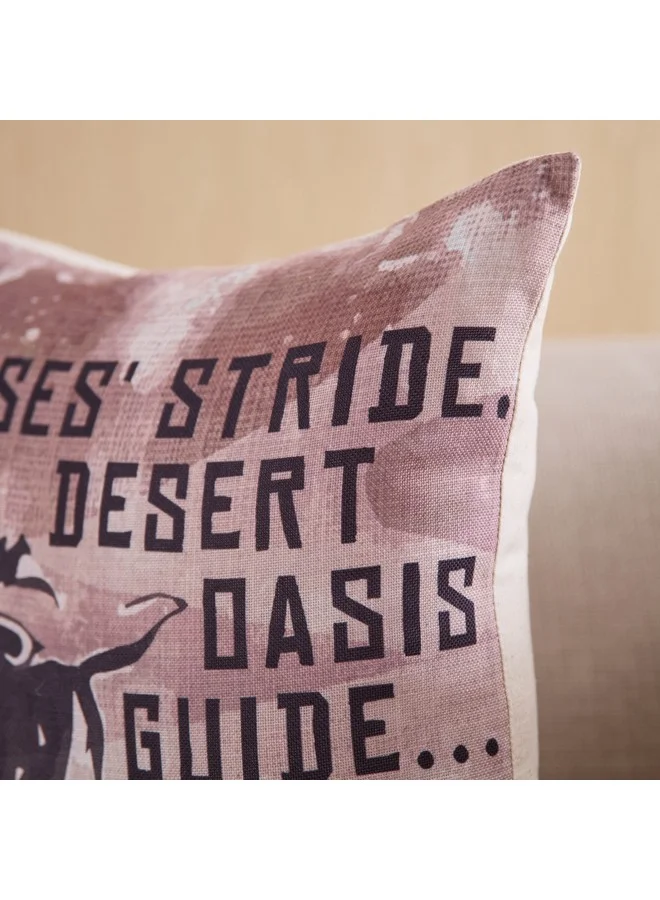 Home Box Desert Life Horse Digital Printed Cushion Cover 45 x 45 cm
