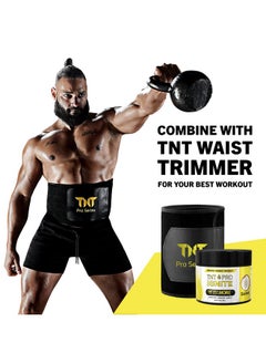 TNT Pro Series Tnt Workout Enhancer Sweat Gel: Hot Cream For Tummy Belly Firming Sweet Scent Thigh & Arm Hot Sweat Cream: Exercise Thermogenic Cream For Men & Women Skin Tightening Heat Lotion Sweet Coconut  - Image 4