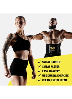 TNT Pro Series Tnt Workout Enhancer Sweat Gel: Hot Cream For Tummy Belly Firming Sweet Scent Thigh & Arm Hot Sweat Cream: Exercise Thermogenic Cream For Men & Women Skin Tightening Heat Lotion Sweet Coconut  - Image 3
