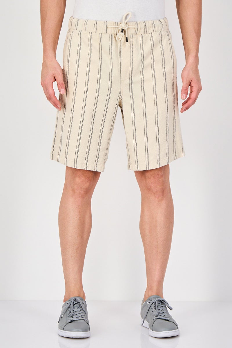 Celio Men Stripe Basic Shorts, Multicolor - Image 1
