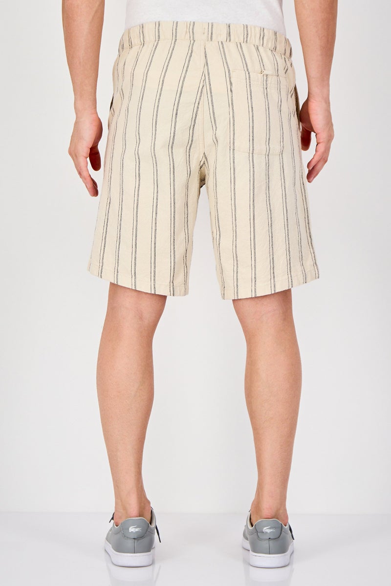 Celio Men Stripe Basic Shorts, Multicolor - Image 3