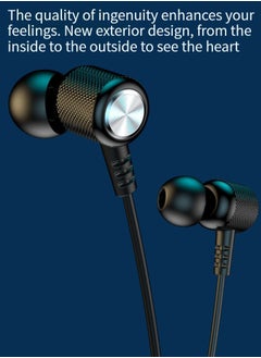GELESE New wireless bluetooth earphone sports binaural in-ear neck hanging neck headset super long standby battery life (black)  - Image 3