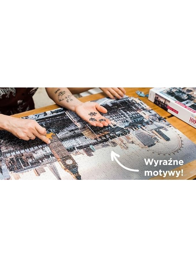 Ravensburger Vista su Lisbona 1000 Piece Jigsaw Puzzle – Aerial Evening View of Lisbon with São Jorge Castle and Tiled Rooftops at Twilight – SoftClick Quality Puzzle with Precision Fit | 17183-5 - Image 3