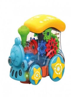 Toyland 360 Degree Rotation Concept Bump and Go Gear Light Train Toy for Kids  - Image 1