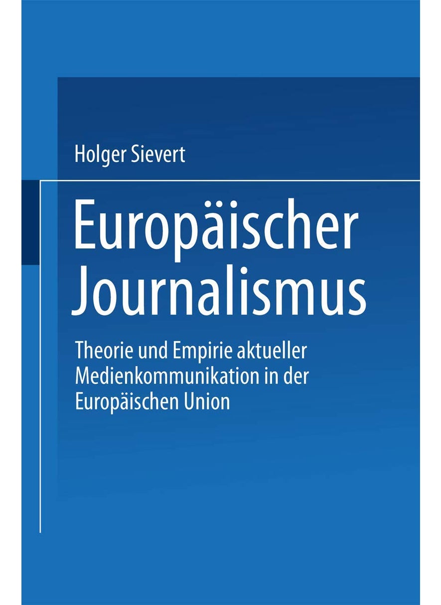 Europaischer Journalismus 