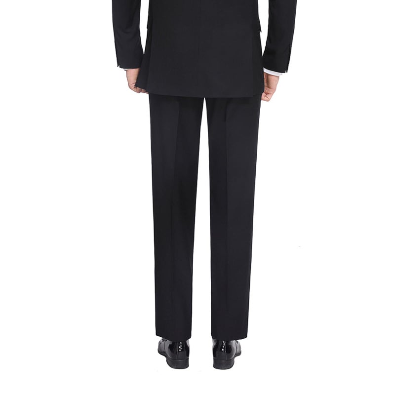P&L Men's Premium Classic Fit Suit Separates Regular and Big & Tall Dress Pants and Jacket Black - Image 2