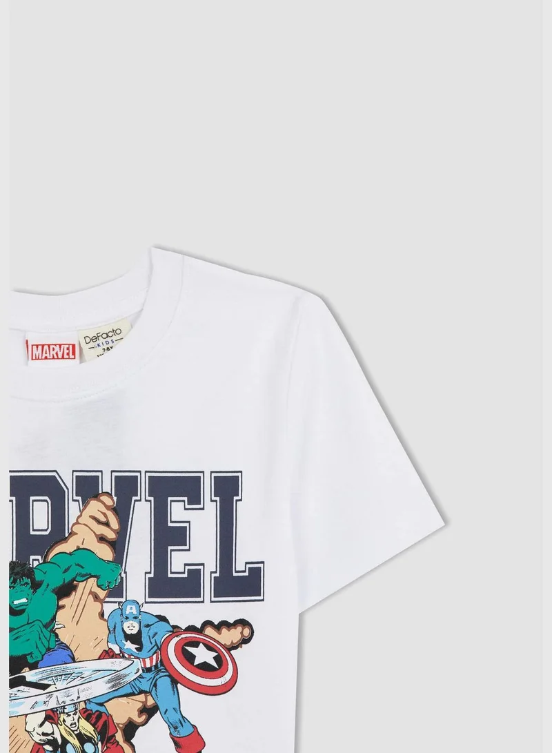 ديفاكتو 2 Pack Boy Marvel Comics Licenced Crew Neck Short Sleeve Set