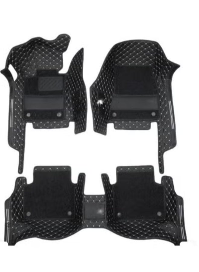 دواسات سيارة 9D جلد فاخر - متوافقة مع هافال جوليان (2020-2022) - حماية كاملة مزدوجة الطبقات - مقاومة للماء والأتربة - Image 1