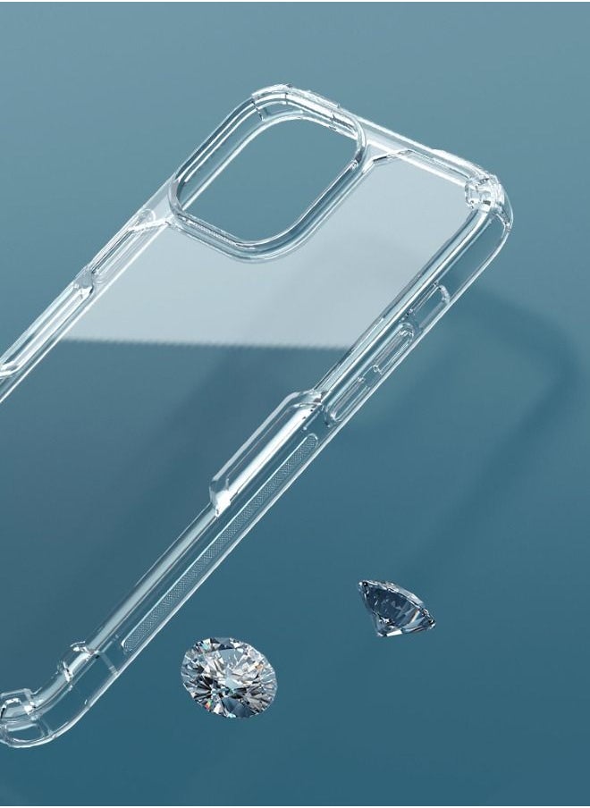 Nillkin - iPhone 15 Pro Max Case, Shockproof Protective Phone Case, Four Corner Airbags Anti-Drop and Shock-Proof All-Round Protection, Anti-Yellowing, Anti-Scratch for Apple iPhone 15 Pro Max, Clear - Image 1