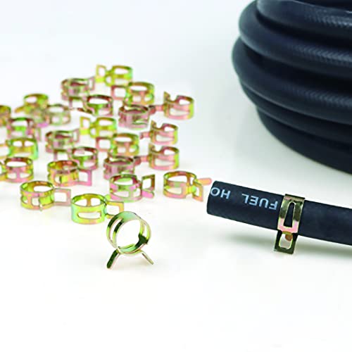 KeeYees 1/4"ID 20-Foot Fuel Line Hose with 30 Pcs Hose Clamps for Motorcycles, Cars, Lawn Mowers, Marine Boat Outboard - Image 5