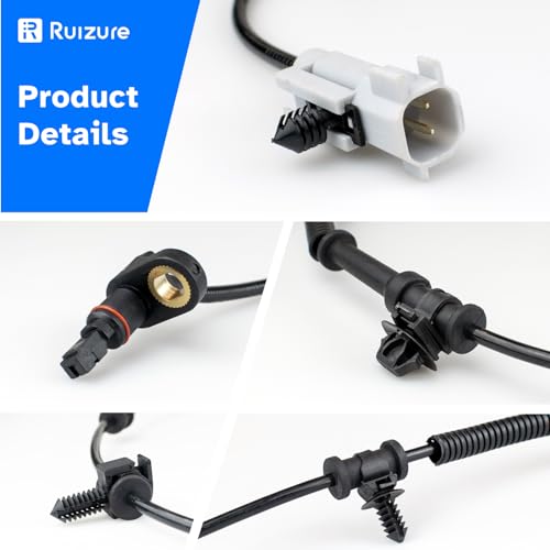 Ruizure Front Wheel Speed ABS Sensor Left and Right fit for 2006 2007 2008 2009 2010 Jeep Commander, 2005-2010 Jeep Grand Cherokee, Driver Passenger Side, 2pcs, ALS2113 - Image 4