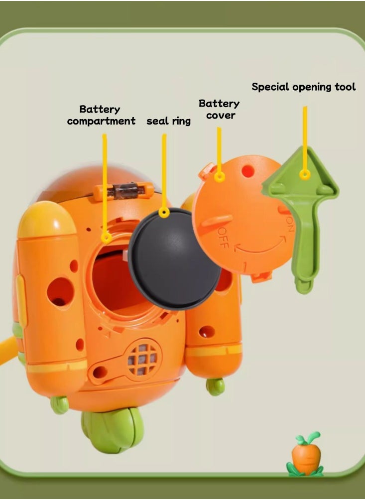 Generic - Baby Shower Toy, Baby Submarine Shower Head, Divine Nozzle, Children Playing in The Water, Children Playing in the Water, Boys and Girls Spraying Water - Image 1