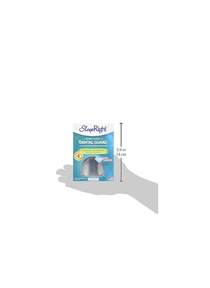 SleepRight - SleepRight Secure-Comfort Dental Guard Mouth Guard To Prevent Teeth Grinding SleepRight No Boil Dental Guard - Image 1