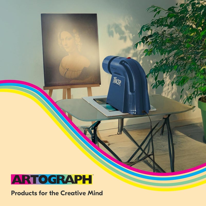 Artograph LED Tracer Opaque Art Projector, 2X to 14X Image & Artwork Enlargement - Portable & Light for Wall Art, Murals, Drawing, Sketching, Pattern Tracing, Crafts and Learning, 5" x 5" Copy Size - Image 5