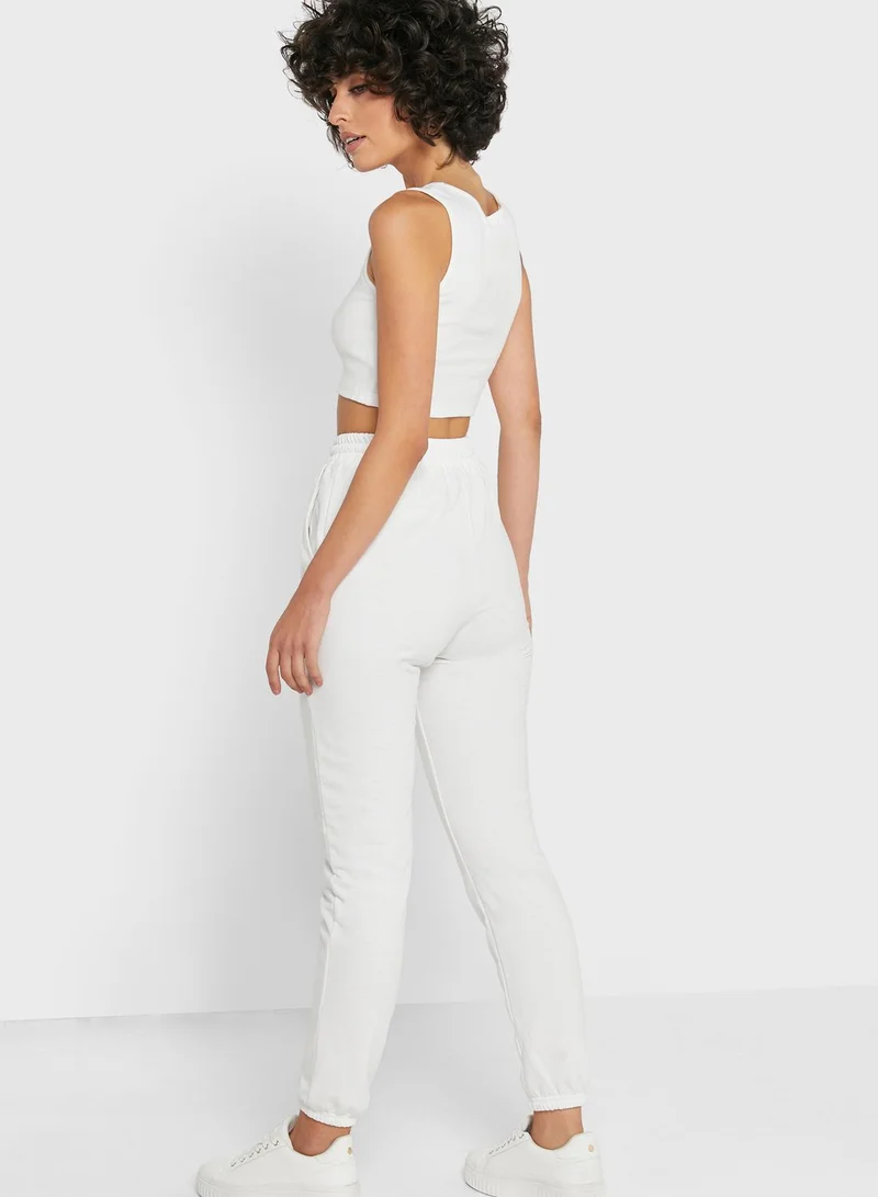 Ginger Basics Cropped Vest & Jogger Set