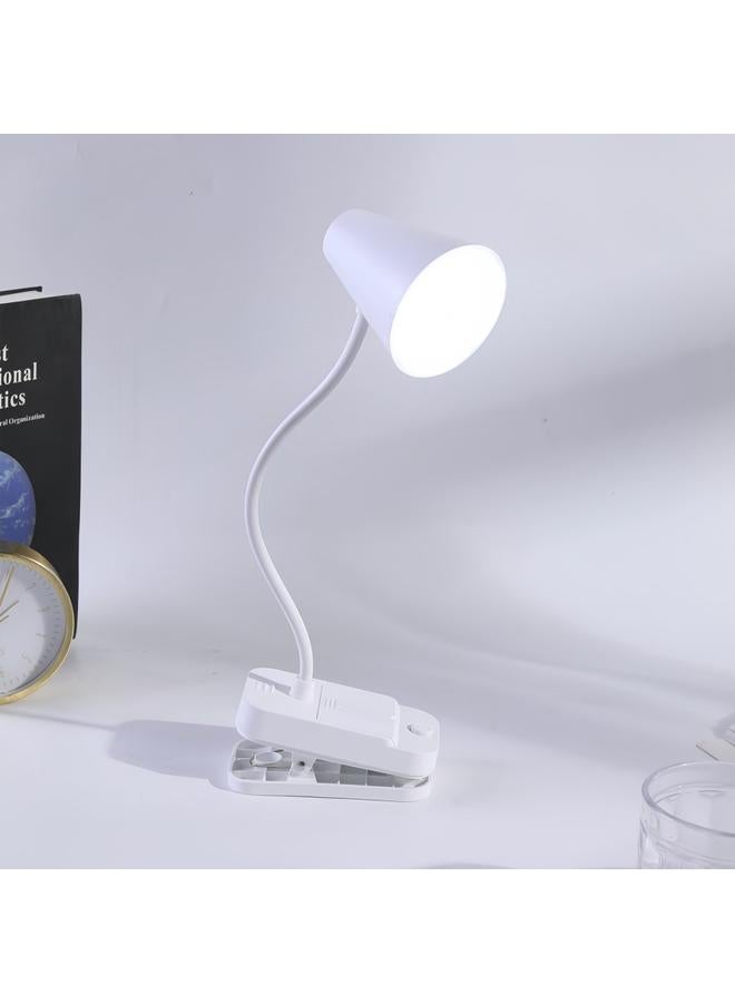 Bluejw New Led Eye Protection Learning Folding Clip Usb Plug-in Dry Battery Bedroom Student Dormitory Bedside Reading Lamp - Image 1