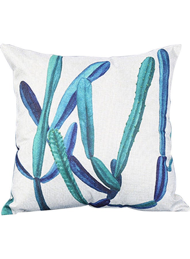 نيبمينينت غطاء وسادة بطبعة صبار أزرق/ أبيض - Image 2