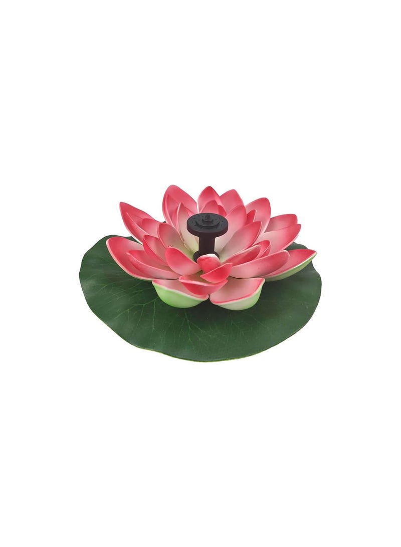 GGOOT 2.5 W Lotus Flower Solar Fountain Pump, Solar Powered Lotus Flower Leaves Pond Pump Water Feature Circle Fountain For Bird Bath, Outdoor, Water Cycling, Pond, Pool  - Image 1