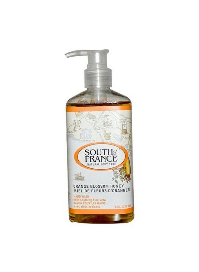 SOUTH of FRANCE Liquid Soap Orange Blossom Honey 8 Fluid Ounce - Image 1