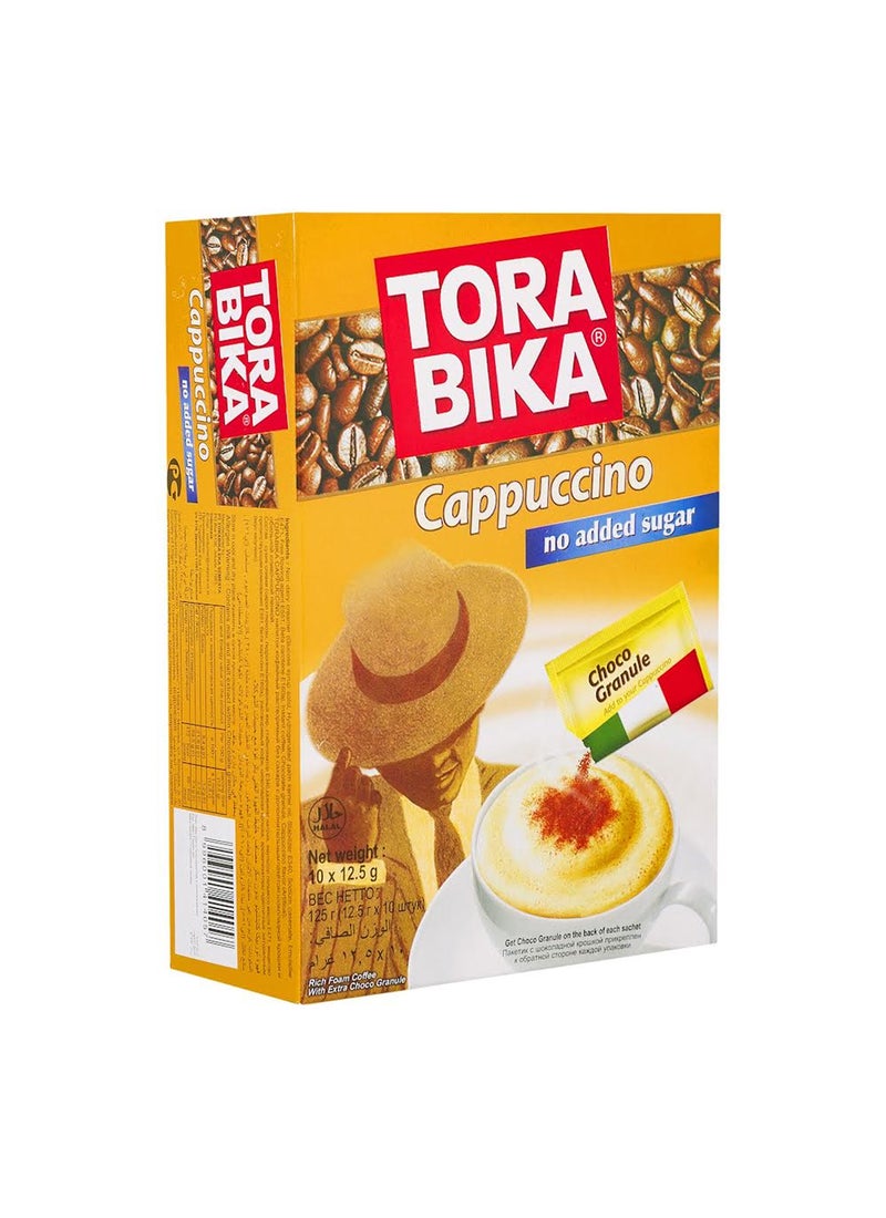 Torabika Cappuccino No Added Sugar Instant Coffee with Added Choco Granules - Image 1