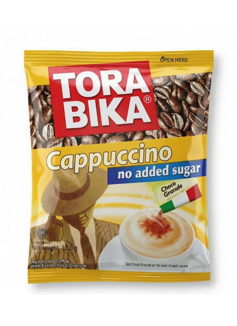 Torabika Cappuccino No Added Sugar Instant Coffee with Added Choco Granules - Image 2