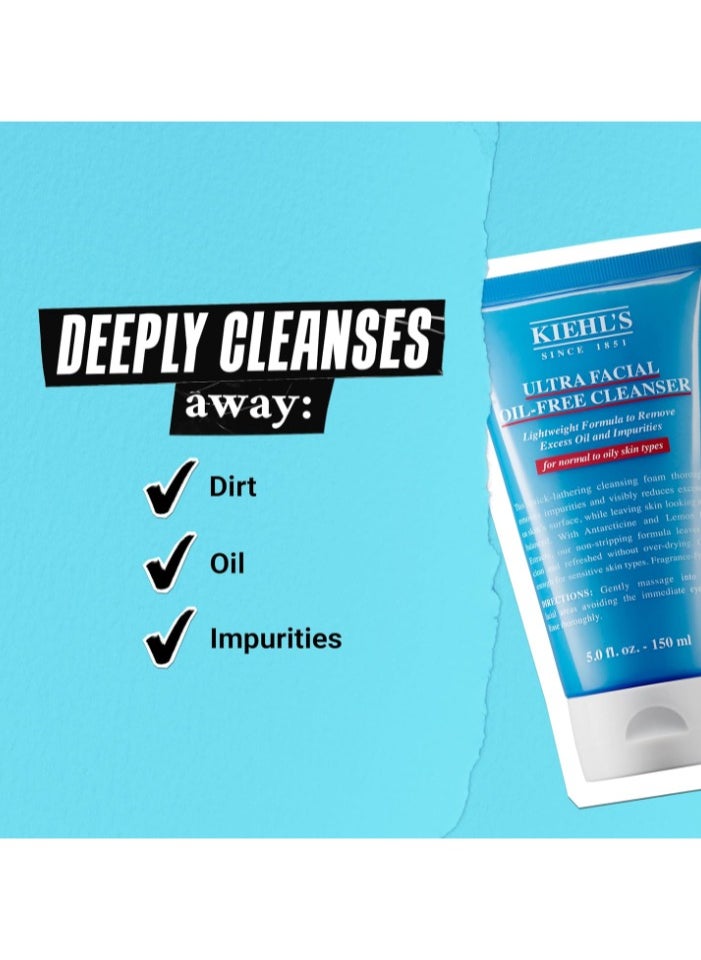 Kiehl's Ultra Facial Oil-Free Cleanser 150 ml  - Image 5
