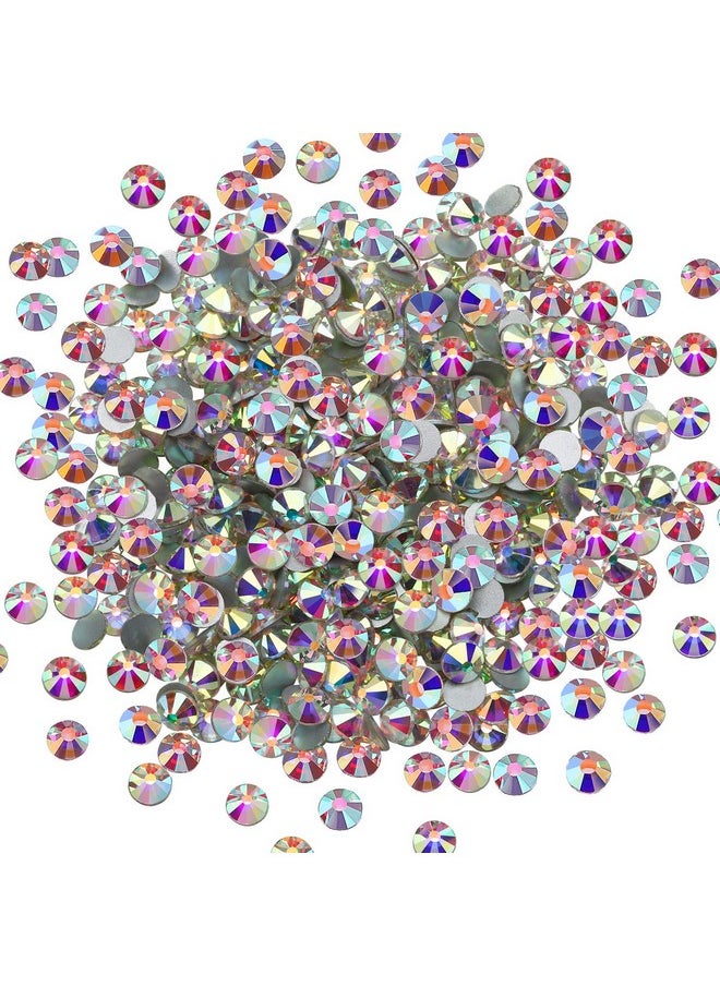 Bememo Rhinestones, 2880 Pieces Crystal Diamond Glass Round Beads, Crystal Ab Color, Flat Back, Craft Bead, Ss20, Reliable Quality, Wide Applications  - Image 2