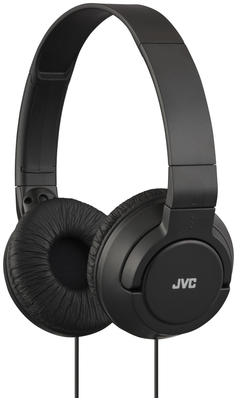 JVC HAS180 Lightweight Powerful Bass Headphones - Black - Image 1