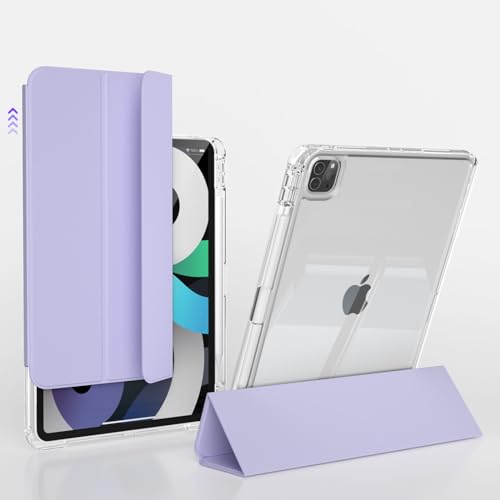ProElite Sliding Detachable Smart Flip Case Cover for Apple iPad Air 11 M4/M3/M2 2026/2025/2024, iPad Air 5th/4th Gen 10.9 inch with Pencil Holder, Lavender - Image 3