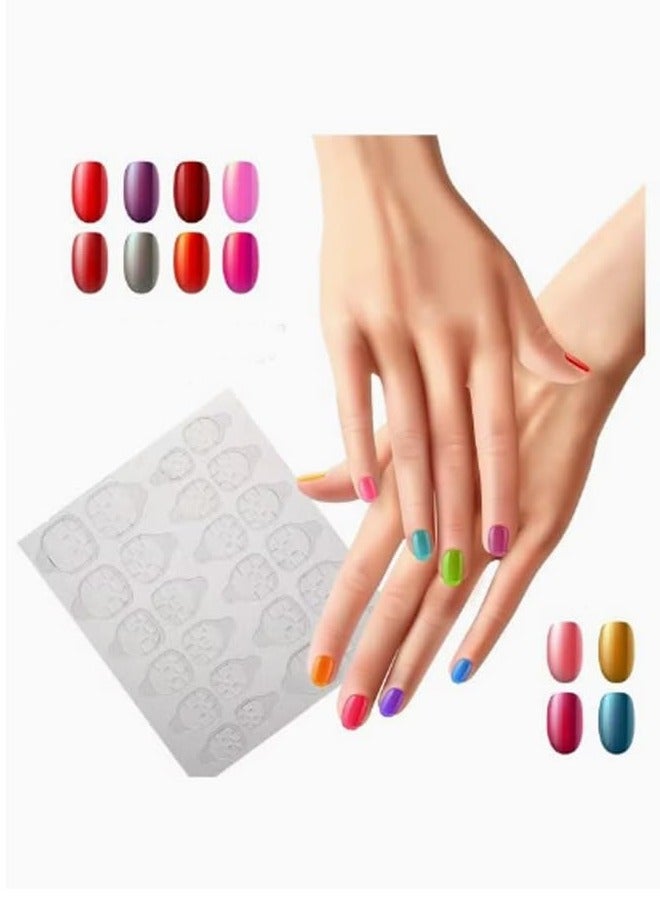 Generic Double Face Beauty Deluxe Nail Glue Set 24 Pieces Multicolour  - Image 1