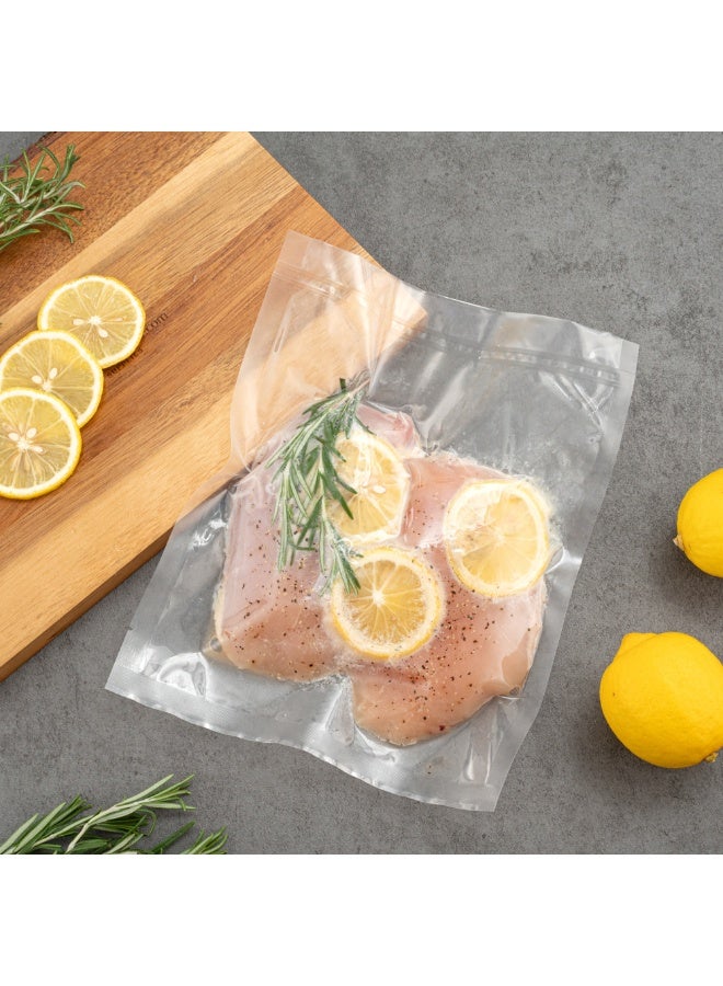 Restaurantware Fresh Hero 10 x 8 Inch Sous Vide Pouches, 1000 Cooking Pouches - 3 mil Thick, Microwavable, Clear Plastic Chamber Vacuum Pouches, Freezable, For Storing Food  - Image 3