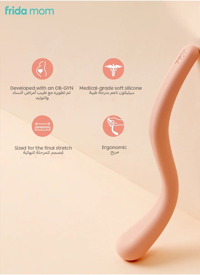 frida mom - Frida Mom Perineal Care Wand | OB-GYN Approved Prenatal & Childbirth Stretch & Massage Tool | Reduces Tearing Risk | Labor Prep Essential for Expectant Moms | Hospital Bag Ready - Image 1
