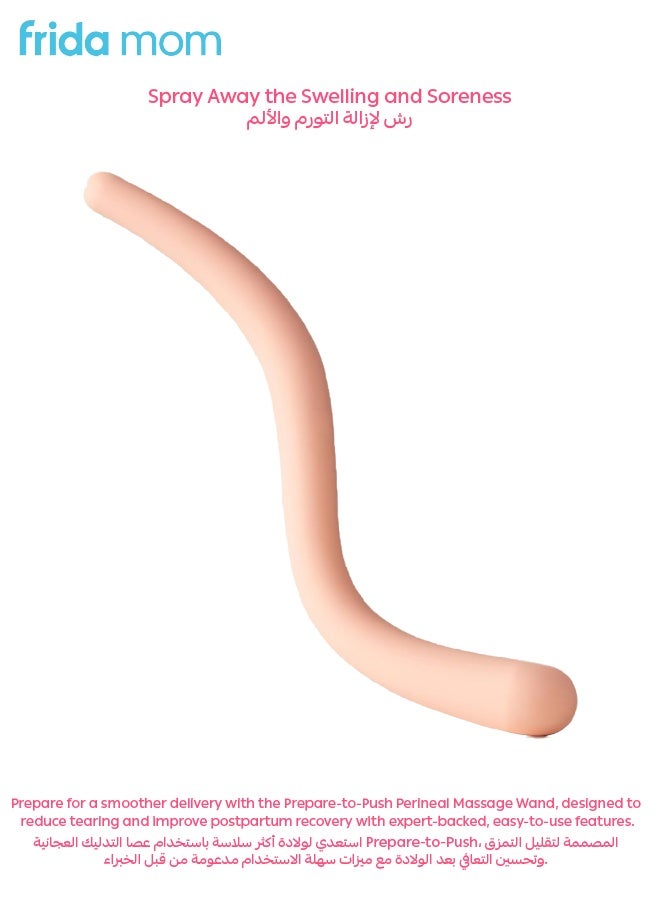 Frida Mom Frida Mom Perineal Care Wand | OB-GYN Approved Prenatal & Childbirth Stretch & Massage Tool | Reduces Tearing Risk | Labor Prep Essential for Expectant Moms | Hospital Bag Ready  - Image 4