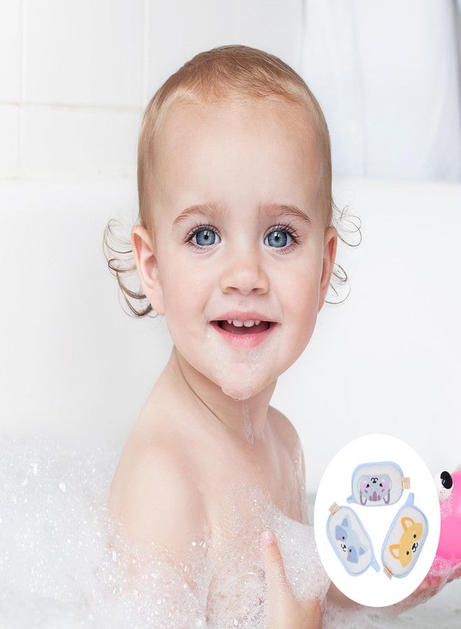 FOMIYES Baby Bath Sponge 3Pcs Soft Loofah for Kids, Gentle Skin-Friendly Mesh Scrubber, Cute Cartoon Design for Bathtime Fun & Daily Cleansing (Mixed) - Image 5
