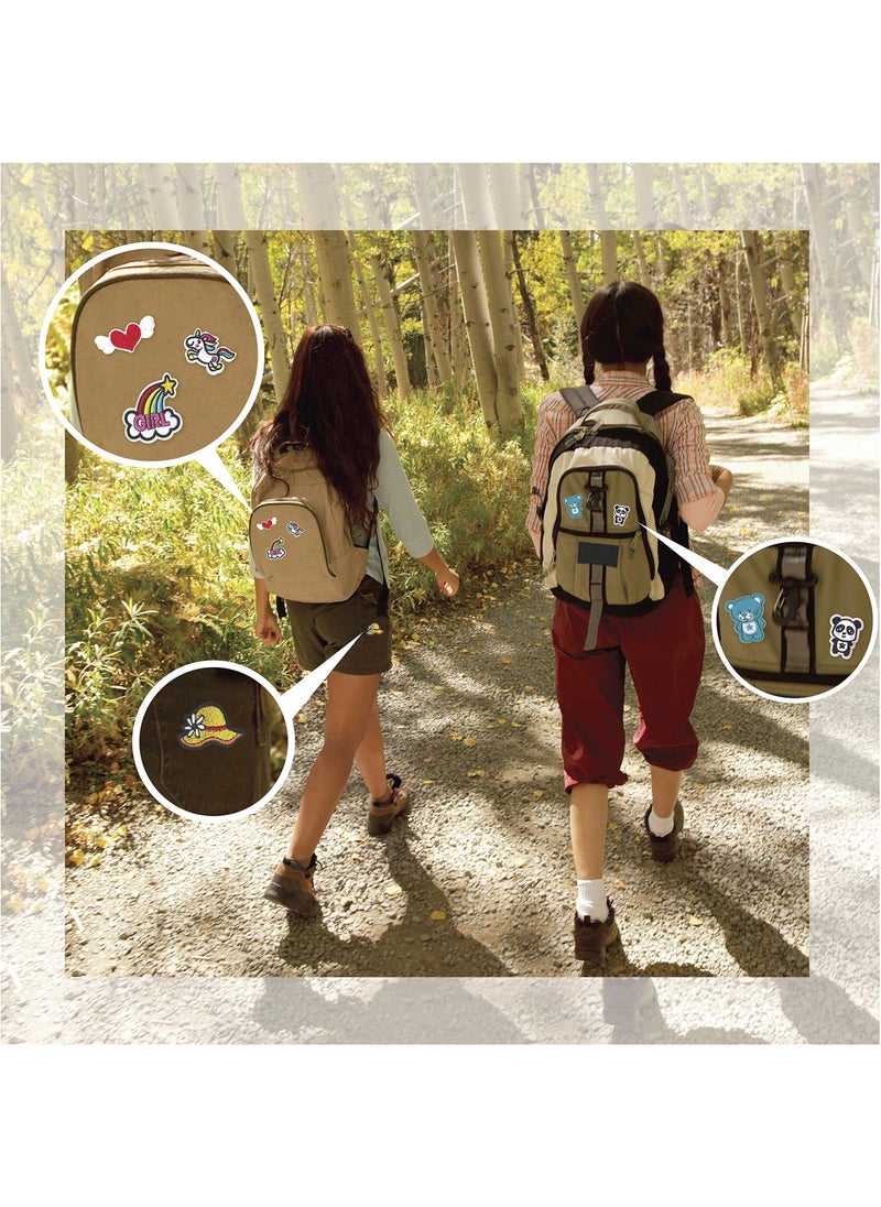 40 Pack Cute Girls Iron-On Patches Embroidery